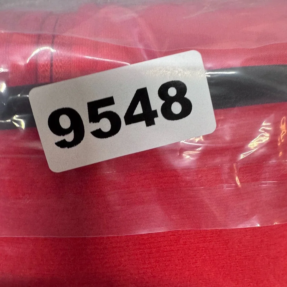 The North Face Mens Red Full Zip Grid Fleece Jacket Large Activewear 9548